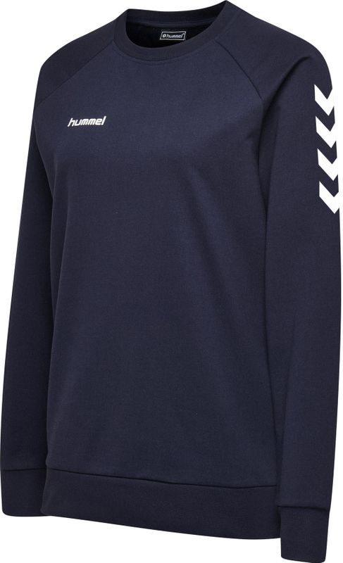 Hummel - hmlGO - Sweatshirt - Dames - Katoen - Sportieve Visgraatmouwen