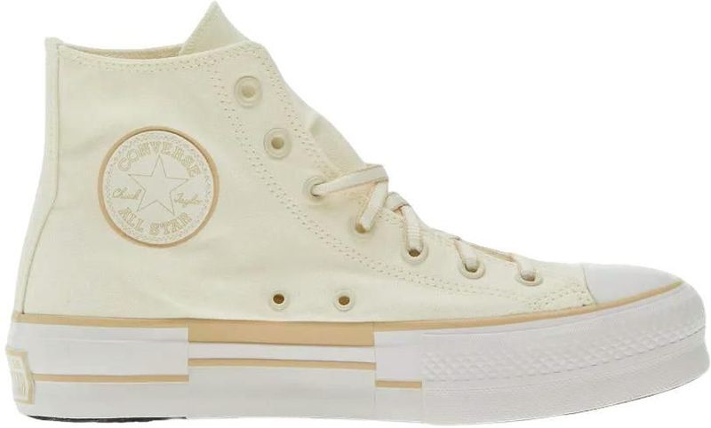 Converse - Chuck Taylor All Star Outline Sketch - Hoogtops - Beige - Platform Sneakers