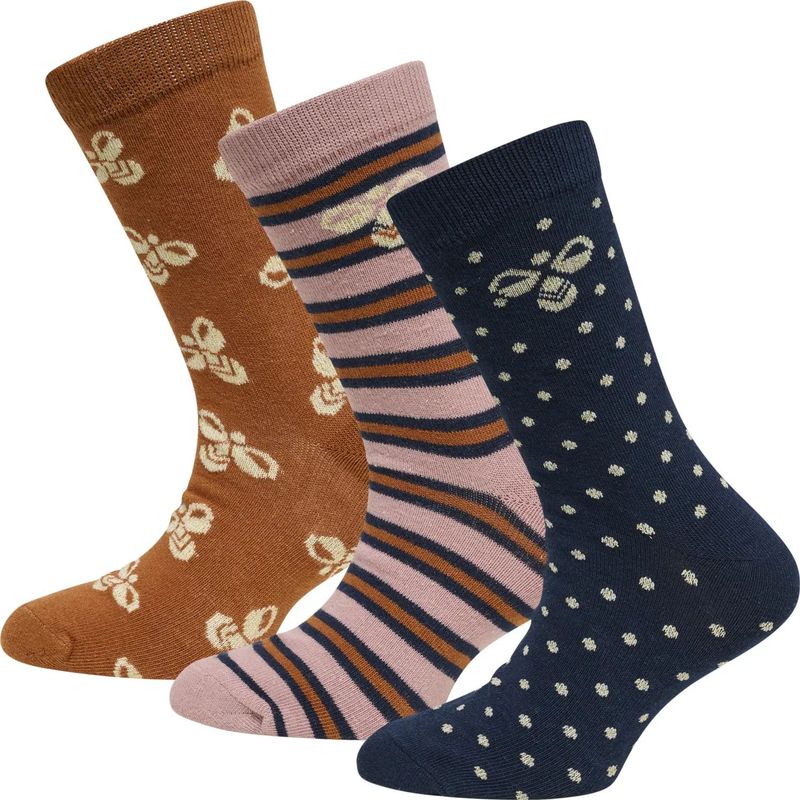 Hummel - Hmlalfie Sock 3-Pack - Sokken - Black Iris