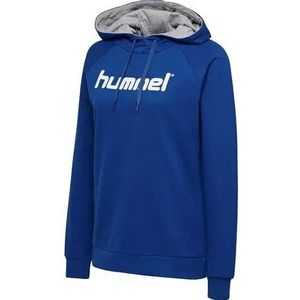 Hummel - HMLGO Cotton Logo Hoodie - Sweater - Groen - Katoen