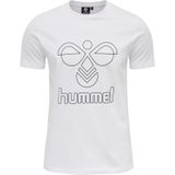 Hummel - hmlPETER - T-shirt - Katoen - Korte Mouwen - Ronde Hals