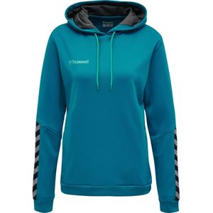 hummel - Hmlauthentic Poly Hoodie - Dames - Grijs - Polyester