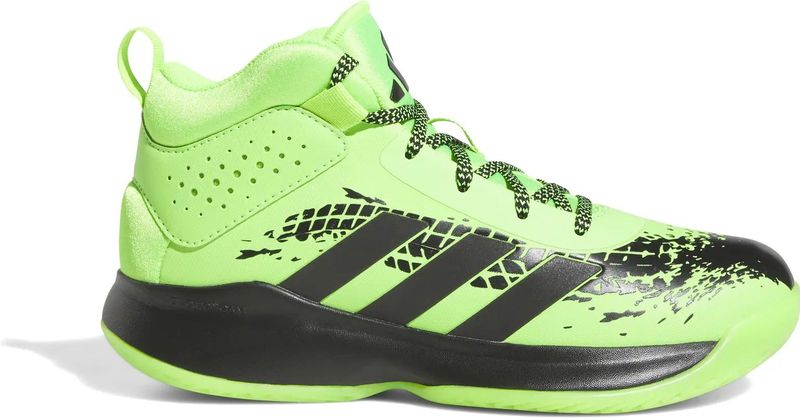 adidas - Cross Em Up 5 - Basketbalschoenen - Brede Pasvorm - Textiel Bovenwerk