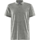 Polo Craft Men Core Blend Polo Shirt Grey Melange