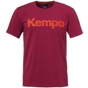 Kempa - Sportshirt Graphic - Dieprood - Kinder