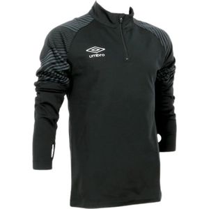 Umbro - Sweat 1/2 Zip League - Sweater - Zwart - 100% Polyester