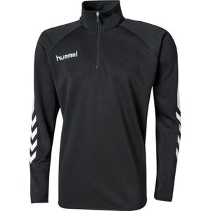 Hummel - hmlCORE - Sweatjack - Kleurband - Halve Rits, Elastische Band