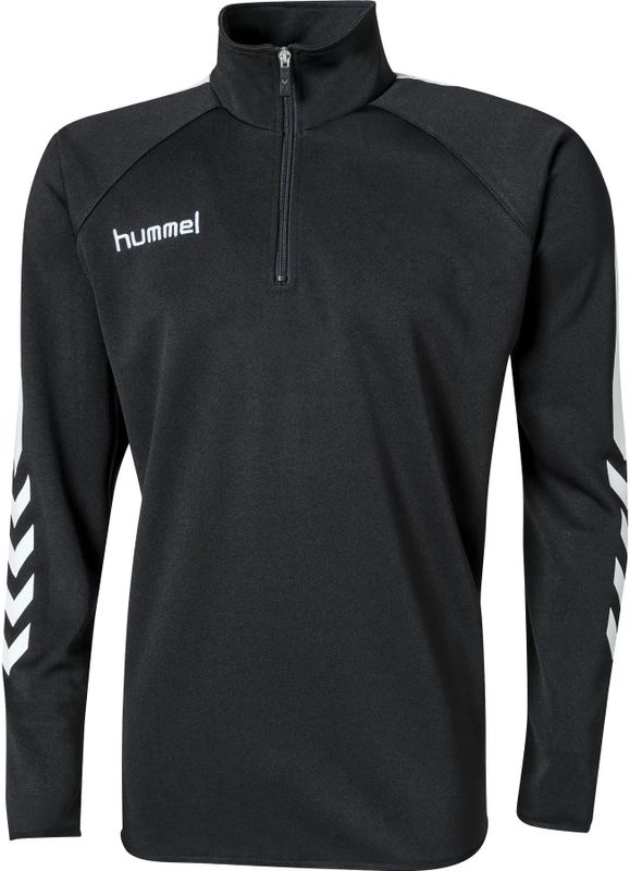 Hummel - hmlCORE - Sweatjack - Kleurband - Halve Rits, Elastische Band