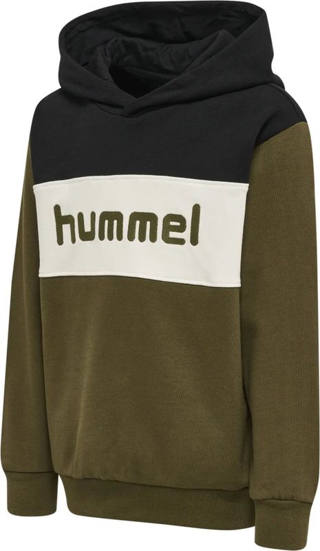 Hummel - Morten - Hoodie - Biologisch Katoen - Kleurblokdesign