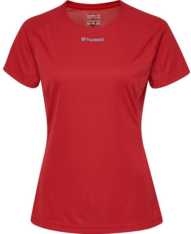 Hummel - RUNNER WO SS TEE - Dames-T-shirt - Vochtafvoerend - Ventilatiepaneel
