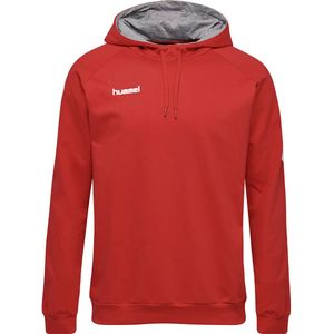 Hummel - hmlGO Cotton - Hoodie - Met Capuchon - Geribbelde Manchetten