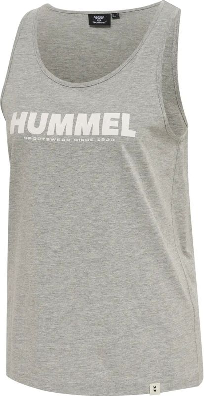 Hummel - hmlLEGACY WOMAN TANK TOP - Mouwloze Top - Zwart - Met Logo Opdruk