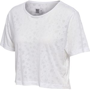 Hummel - MT Iris Burnout - Crop Top - Korte Mouwen - Ronde Hals