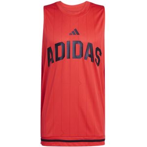 adidas - Tanktop - Zwart - 100% Polyester - Normale Pasvorm
