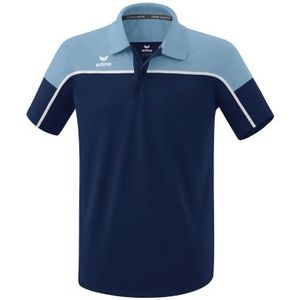 Erima Change Polo Heren - New Navy Faded Denim Wit