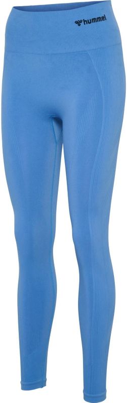 Hummel - Tif - Legging - Stretch Stof - Gebreid met Logo en Visgraat