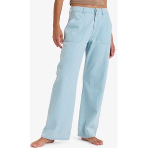 Roxy - Cargobroek - Jeans - Licht Katoenen Denim - Regular Fit