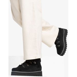 Roxy - Bradie - Boots - Zwart - Leer en Suède - Waterdicht en Warm