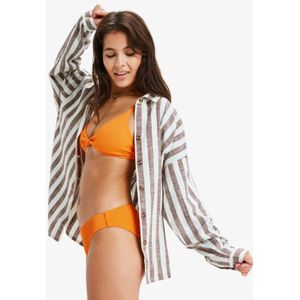 Roxy - Morning Time Again Stripe - Oversized Overhemd met Lange Mouw voor Dames