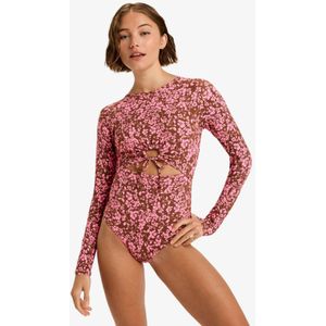 Roxy - Kerlina - Badpak met rits op de rug en lange mouw voor Dames