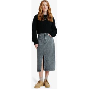 Roxy - Cold Winds - Halflange denim rok voor Dames