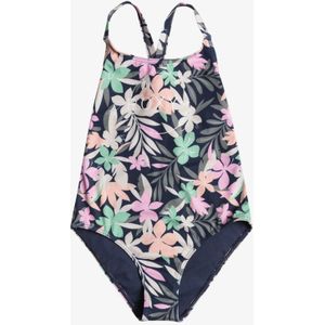 Roxy - Ilacabo Sporty - Badpak met Gekruiste Bandjes op de Rug voor Meisjes 6-16