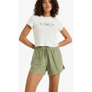Roxy - Lekeitio Break Slub Mid - Elastische Short voor Dames