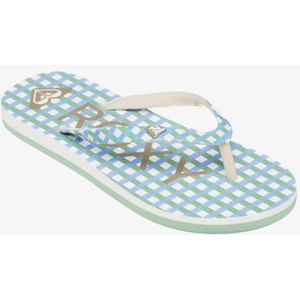 Blue Plaid - Teenslippers - Polyester - Zonder Sluiting