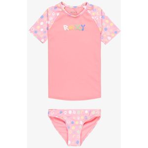 Roxy - Roxy Dot - Bikini met Rashguard met Korte Mouw voor Meisjes 2-7