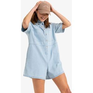 Roxy - Hunting Waves - Denim Playsuit voor Dames