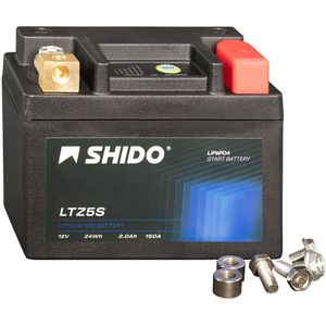 Shido Lithium Motorradbatterie LiFePO4 LTZ5S 12V