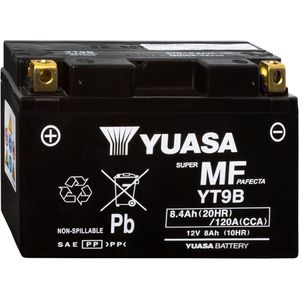 Yuasa YT9B AGM 12V 8Ah Motorradbatterie