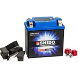 Shido Lithium Motorradbatterie LiFePO4 LB12AL-A2 Q 12V