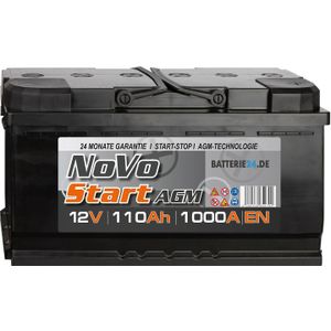 Novo AGM Autobatterie 12V 110Ah