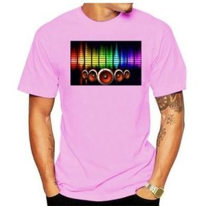 LED T-shirt Equalizer - Roze - Beatbox