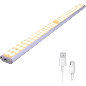 LED Kastverlichting Met Sensor - 40 cm - USB - Warm Wit