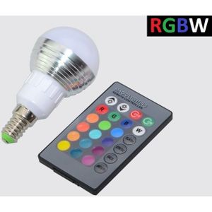 LED Bollamp RGB + Koel Wit - 5 Watt - E14