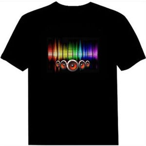 LED T-shirt Equalizer - Zwart - Beatbox