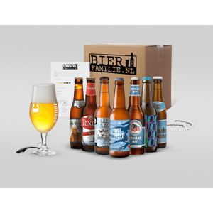 Bierpakket Witbier 8 bieren + glas