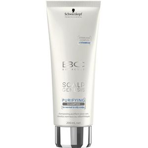 Schwarzkopf Bonacure Scalp Genesis Purifying shampoo 200ml - Normale shampoo vrouwen - Voor Alle haartypes