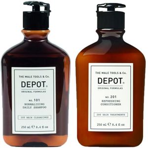 Depot 101 Normalizing Daily Shampoo & 201 Refreshing Conditioner 250ml
