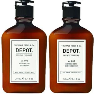 Depot 103 Hydrating shampoo & 201 Refreshing Conditioner 250ml