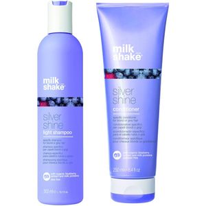 Milk Shake Silver Shine Light Shampoo 300ml & Silver Shine Conditioner 250ml