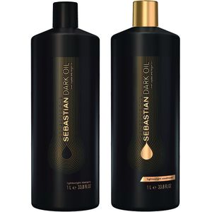 Sebastian Dark Oil Shampoo & Conditioner 1000ml