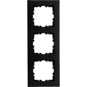 Kopp - HK07 Afdekraam - Mat Zwart - 3-voudig