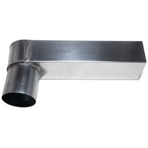 Stadsuitloop - Zink - 60x80mm - Dakaccessoires