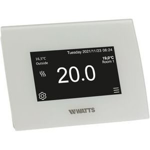 Watts Vision 2.0 Centrale Touchscreen Met WiFi Wit Draadloos - BT-CT03 RF