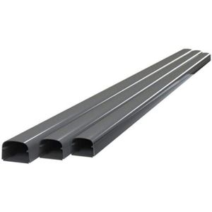 Optima - Leidinggoot - Antraciet - 2000x135x82 mm