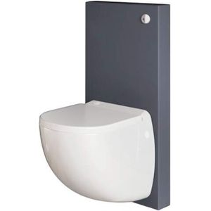 Sanibroyeur Sanicompact Comfort Box Wandcloset Met Fecalienvermaler En Softclose Zitting Wit/Antraciet