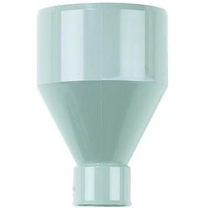 Dyka - Trechter - Grijs - 100x40MM - Polyvinylchloride (PVC)